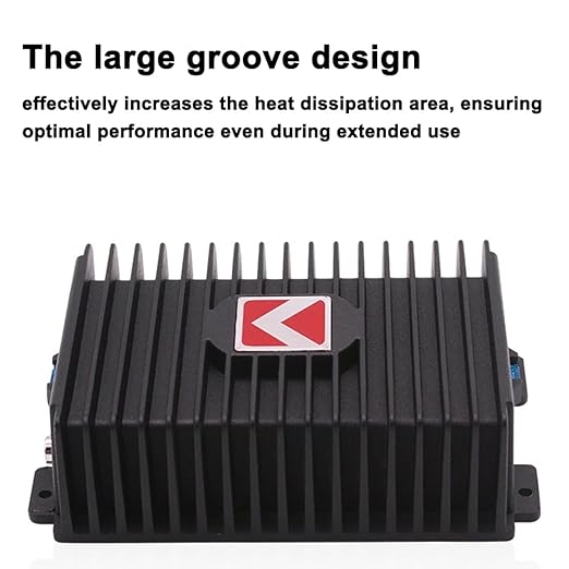 Shkalacar 4-Channel Car Amplifier 80Wx4 Digital Sound Processor DSP Car Audio Booster for Car Player System Car Audio Amplifier with Pure Copper Transformer Aluminum Alloy Body