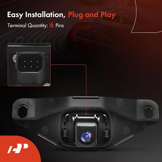 A-Premium Rear View Backup Camera C.A.P.A. Compliant Compatible with Toyota | Parking Camera for Sequoia 2016-2017 - Replace# TO1960189C, 867900C030, 8679-00C030