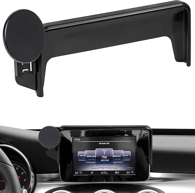 Car Phone Holder for Benz GLC 2016-2019,Benz C-Class 2015-2018- for MagSafe Magnetic Cell Phone Mount for GLC Accessories 7 inch Screen - Strong Magnets for iPhone