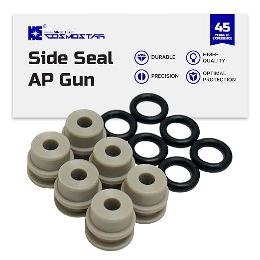 Cosmostar High-Performance Polymer Durable Side Seals with O-Ring for Fusion Air Purge Gun - 6 Pack (277298, 246348, 248128)
