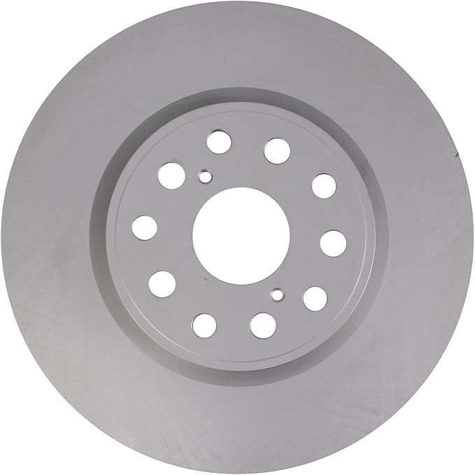 TRQ Front Brake Rotor Set Coated Compatible with 07-08 Lexus LS460 with 334 mm Diameter Front Rotors without Sport Package 13-17 Lexus LS460 Base Model 21-24 Toyota Mirai