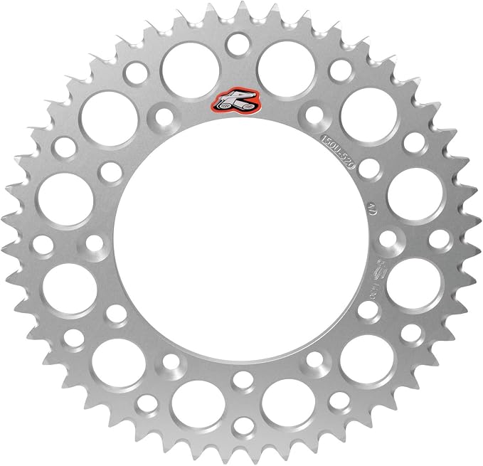 Renthal Rear Sprocket 46 Tooth Silver - Fits: Husaberg FC450 2004