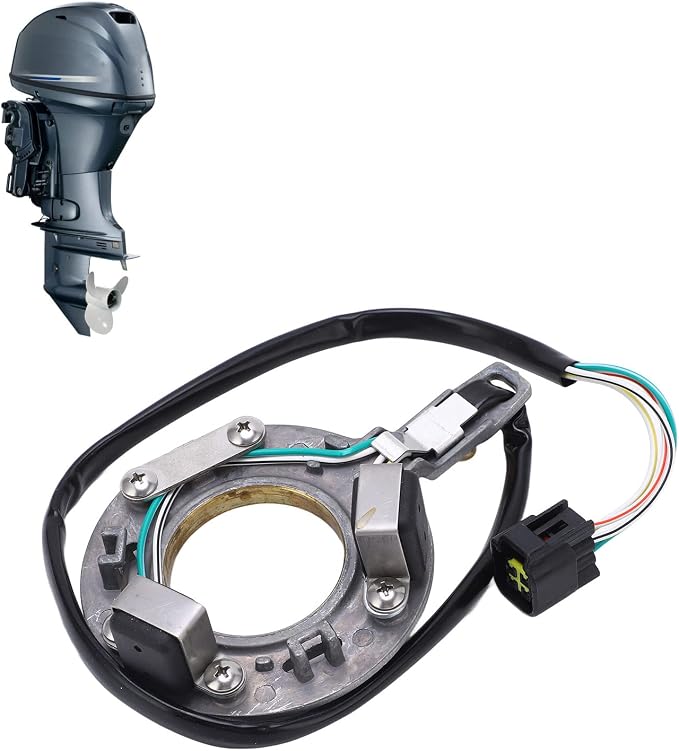 Keenso Coil Pulser,688-85580-12-00 Outboard Pulsar Magnito Pulser Coil Assy Base for Outboard 90ETLH JD 1987 CDI Magneto