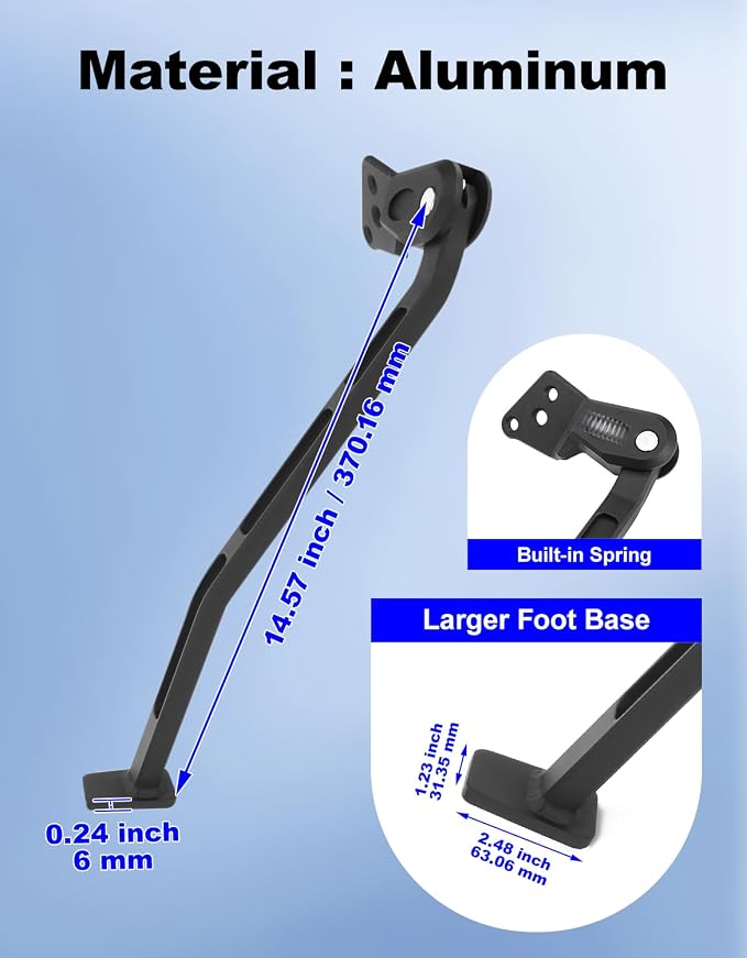 Stand Kickstand Compatible with YZ250F YZ450F 2014-2025 | Fit for YZ 250F YZ 450F Side Stand Footpad Dirt Bike Foot Support Kick Stand Sidestand