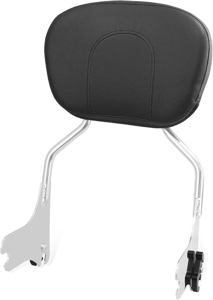 Detachable Rear Passenger Backrest Sissy Bar Fit for Harley Davidson Street Glide Road Glide Road King Electra Glide Ultra Limited 1997-2008 (1997-2008-chrome)