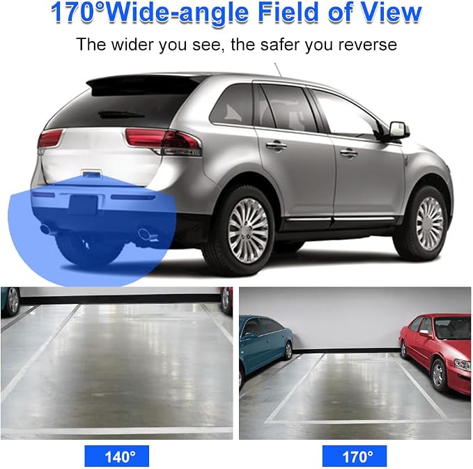 JDMON Backup Camera Replacement for Lincoln MKX 2011 2012 Reverse Rear Park Assist Camera Replacement for BA1Z-19G490-B BA1T-19G490-A BA1T-19G490-AD BA1T-19G490-AF