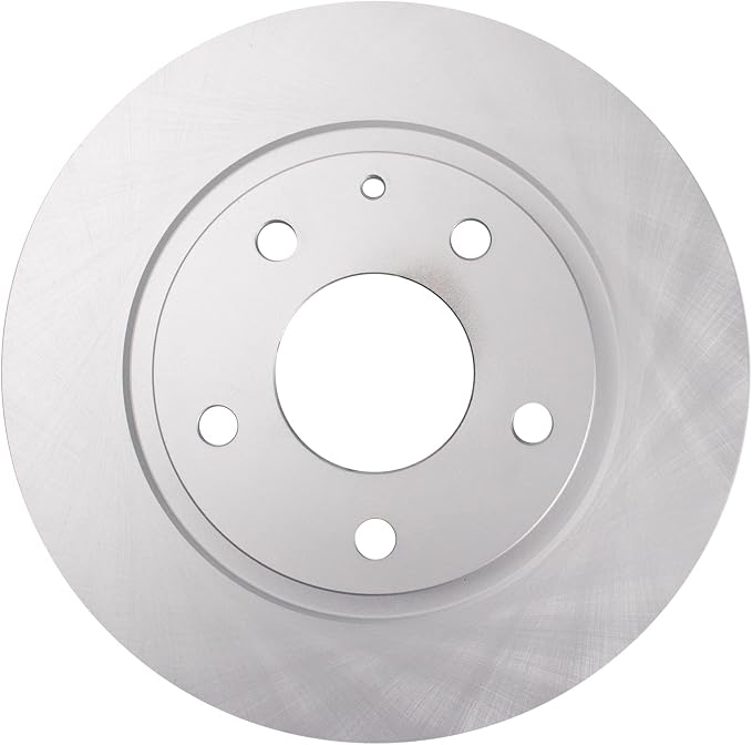 TRQ Rear Brake Rotor Set G Coated Solid Compatible with 2014-2021 Mazda 6