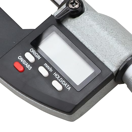 Digital Ball Anvil Micrometer with 0-1"/0-25mm Measuring Range Electronic Micrometer Measuring Tool, Inch/Metric