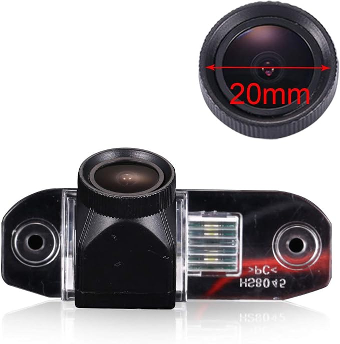 HD Auto IP68 1280Pixels 20MM Lens 170° License Plate Light Rear View Reversing Backup Camera Parking Aids System Compatible with Volvo S40 S40L V40 V50 S60 S60L V60 XC60 C70 V70 XC70 S80 S80L XC90
