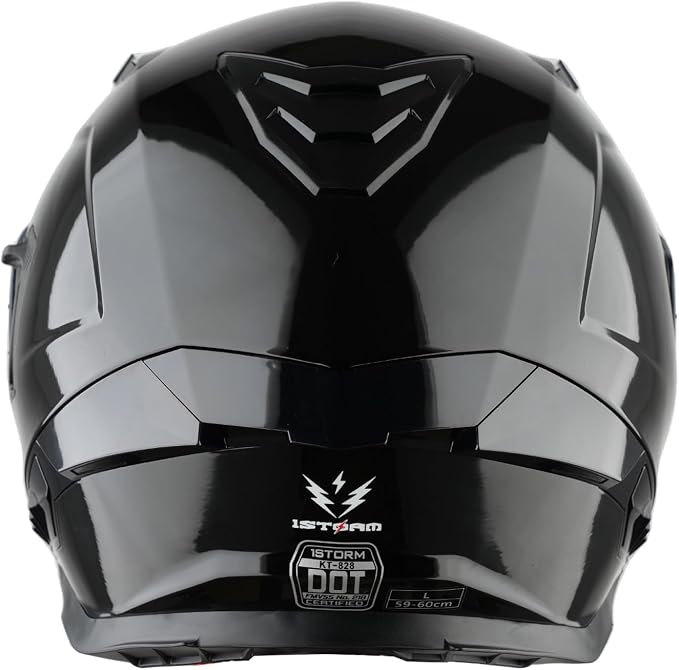 1Storm Motorcycle Full Face Helmet for Adults Men and Women Street Bike Racing Helmet DOT Approved with one Extra Clear Shield