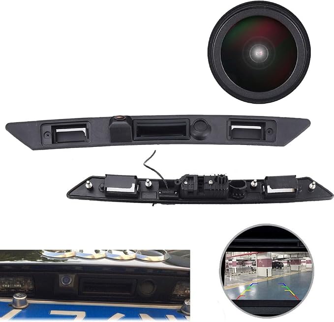 18mm Lens Waterproof 170 ° Revaly Vehicle-Specific Handlebar Camera Integrated in case Back View Rear View reversing Camera for Audi A4 A6L A8L A8 Q7 A4 B6 C6 B7 8E 8H Q7