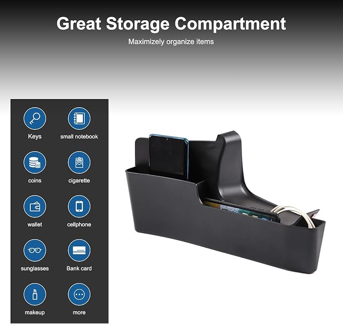 TOYCIDFG Gear Shift Console Hanging Storage Box Side Organizer Tray Compatible with Mercedes Benz G Class 2013-2018 W463 G350 G400 G500 G55 G63 G65 Car Accessories (Benz G-Class 2012-2018)