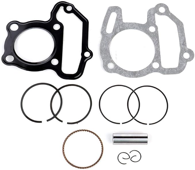 ECCPP New Cylinder Piston Ring Gasket for 1985-2001 for Yamaha Badger YFM 80 Compatible fit for Cylinder Piston Gasket Top End Kit 22K-11311-02-00