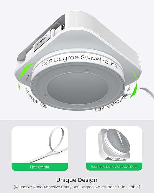 Fasgear Retractable USB-C Cable Desk Mount White 6.6ft Type-C Cord 60W PD/PPS Fast Charging Compatible for iPhone 17 16 15 Series/iPad Pro/MacBook/Samsung