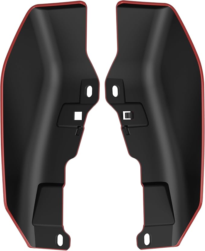 Color - Matched Mid Frame Air Deflectors Heat Shield, Perfectly Fit for Harley Touring Models 2009-2026 Red Hot Sunglo