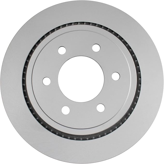 TRQ Rear Brake Rotor Set G Coated Vented Compatible with 2015-2017 Ford F-150