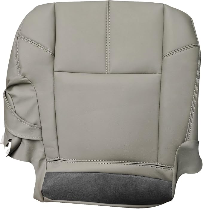 2nd Row Driver & Passenger Bottom Seat Cover, Gray Seat Cover Fits for Chevy GMC Tahoe Suburban Avalanche Yukon Silverado Sierra 2007-2014