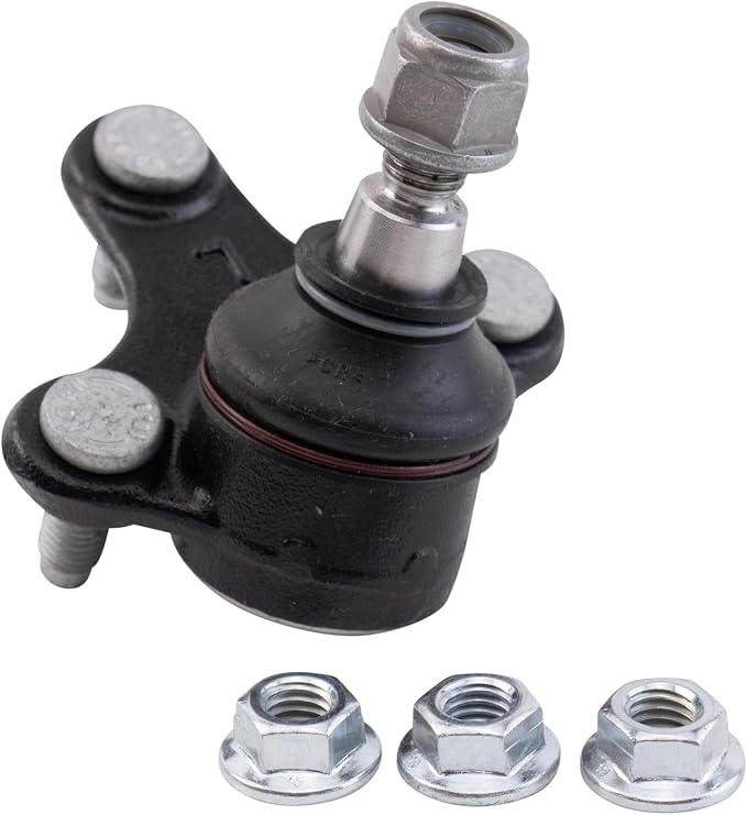 TRQ Front Lower Ball Joint Set Driver and Passenger Side 2 Pieces Compatible with 2015-2016 Audi A3 2015-2018 Volkswagen e-Golf 2015-2020 Volkswagen Golf 2015-2019 Golf SportWagen