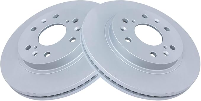 TRQ Front Disc Brake Rotor Pair Set for Avalanche/Escalade/Escalade ESV EXT Express 1500 Van Savana 1500 Van Sierra Sierra Classic Silverado Tahoe Yukon