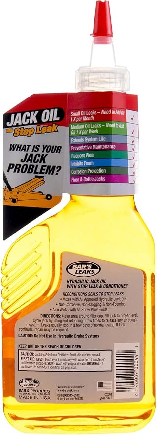 Bar's Leaks Jack Oil with Stop Leak - 12.5 oz (Pack of 2)