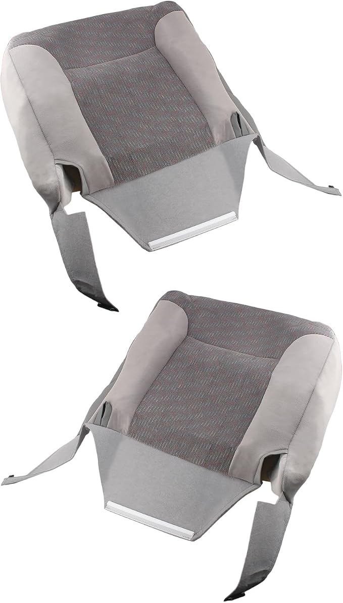 AUTOKAY Seat Cover for Dodge Ram 1500 2500 1994 1995 1996 1997 Front Bottom Cloth Seat Cover Gray