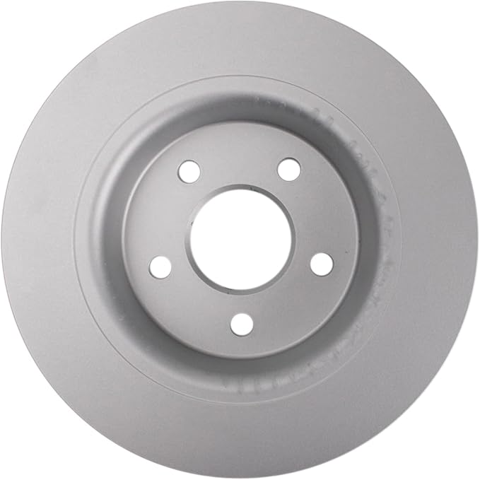 TRQ Rear Brake Rotor Set G Coated Solid Compatible with 2013-2018 Ford C-Max 2013-2016 Escape 2014-2018 Transit Connect