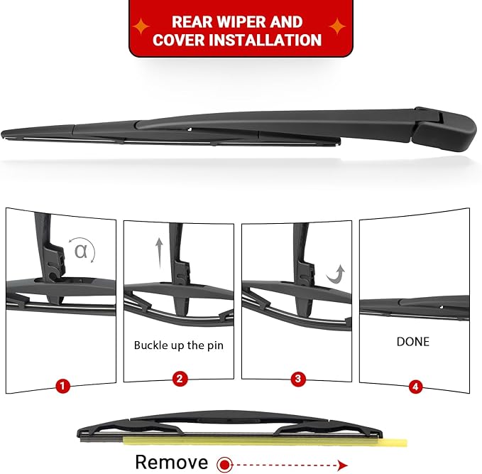 Windshield Wiper Blades Replacement for Subaru Outback 2020 2021 2022 2023 2024 Original Factory Quality Front Rear Wipers Blade Set for My Car - 26" 18" 16" (Pack of 3)
