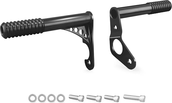 1-1/4" Heavy Duty Peg Crash Bar Frame Slider for Harley Softail Low Rider/Street Bob/Low Rider S/Low Rider ST 2018-2026