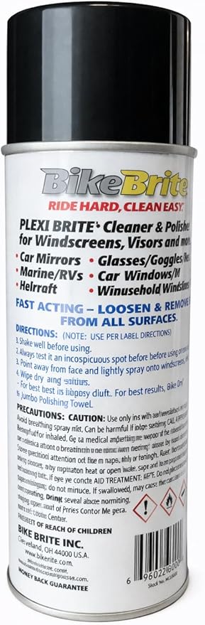Bike Brite MC69000 Clear Plastic Cleaner/Polisher, 14 fl. oz.