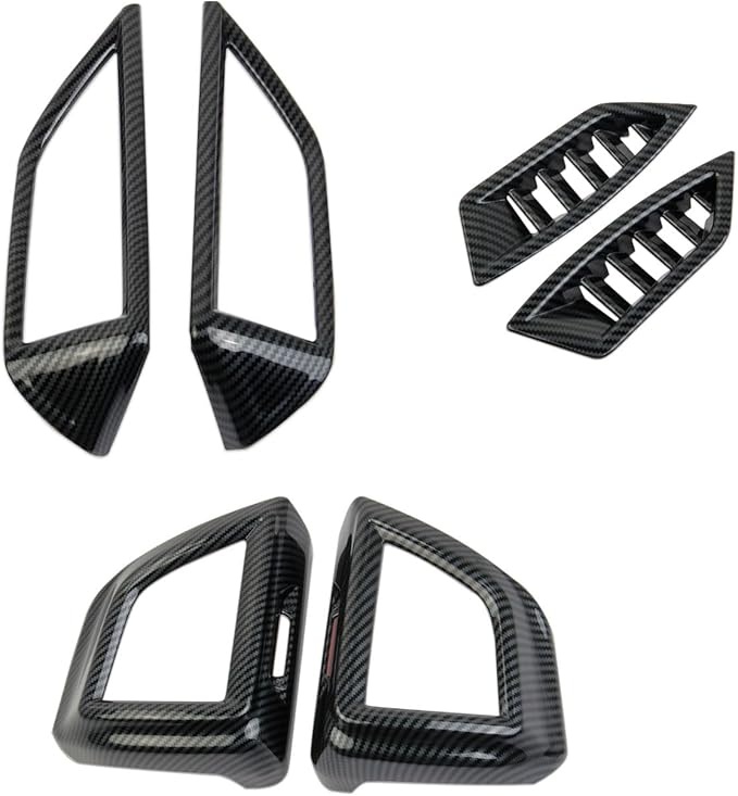 Carbon Fiber Style Center Console Air Vent Cover Trim Kit Accessories for 2018-2023 Subaru Crosstrek,2019-2024 Forester,2017-2023 Impreza