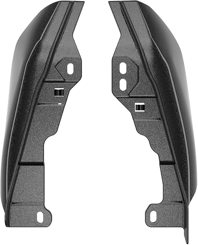Advanblack 2024 RG Mid Frame Air Deflectors Compatible for Harley Touring Street Glide, Road King, Electra Glide, 2009-2025(Black Quartz)