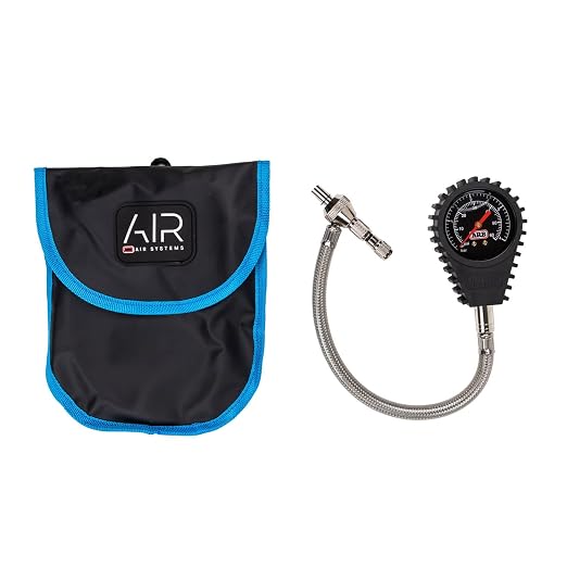 ARB ARB600A Updated Analogue Design E-Z Deflator Kit PSI/BAR Tire Pressure Gauge Rapid Air Down for 4x4 Offroad Adventures Include Recovery Gear Pouch - 2026 Launched