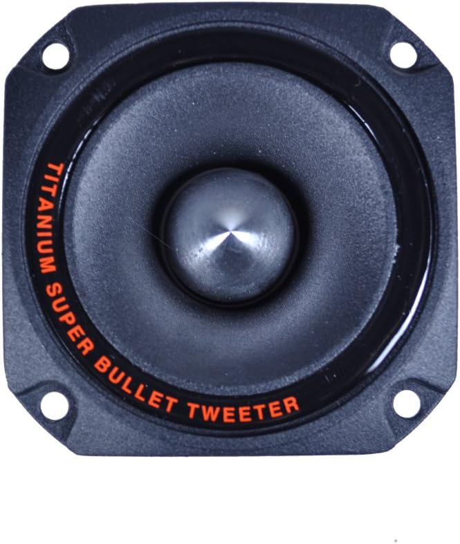 Seismic Audio - Pair of Titanium Horn Bullet Tweeter Speakers PA/DJ Tweeters - Replacement
