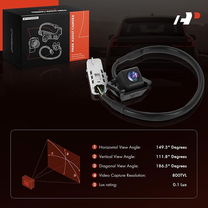 A-Premium Rear View Backup Camera Compatible with Chevrolet | Parking Camera for 2017 2018 2019 2020 Sonic
