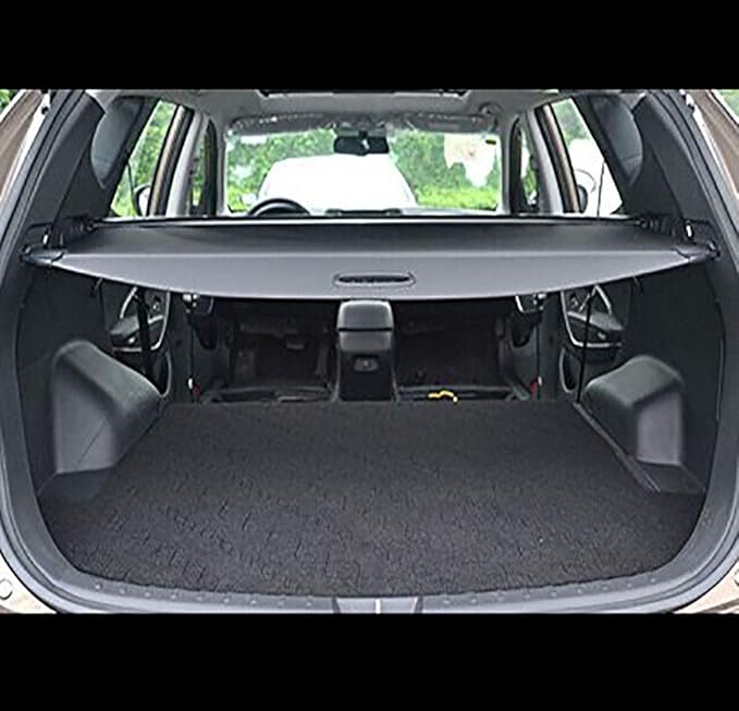 kaungka Cargo Cover for 2016 2017 Hyundai Tucson 2018-2021 Retractable Trunk Shielding Shade Black (Updated Version:There is No Gap Between the Back Seats and the Cover)