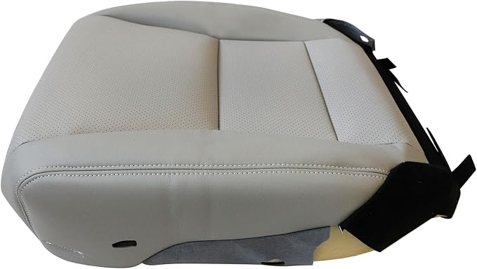 FZJDSD Gray Driver & Passenger Side Bottom & Top Lean Back Perforated Microfiber Leather Replacement Seat Covers Compatible with Honda Accord 2013 2014 2015 2016 2017