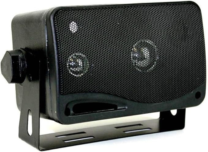 Pyramid 4 New 2022SX 3.25" 200w 3-Way Car Audio Mini Box Speakers System Inside