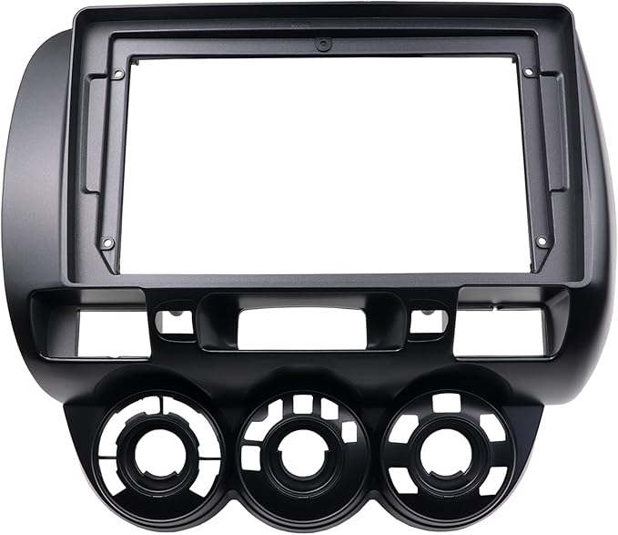 Stereo Bezel for Honda Fit 2007-2008 (American Version) Dash Installation Mount Trim Kit Fits 9" and Double Din Radio with Wiring Harness