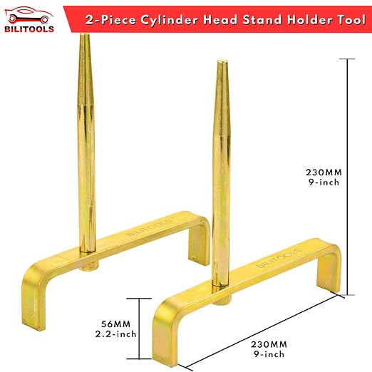 BILITOOLS Cylinder Head Stand Holder Tool & Fan Clutch Removal Tool Kit
