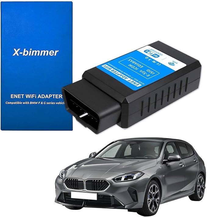 Bootmod3 OBD WiFi Adapter for BMW F/G/I Series,Enet WiFi Adapter Compatible with BimmerCode,Bimmerlink,Bimmergeeks,MHD,Ethernet to OBD2 Diagnostic&Coding Tool,Work with iOS,Android,Windows