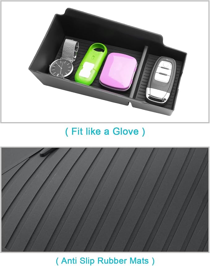 CDEFG for 2025 2026 BMW 2 Series Center Console Organizer for 2025 2026 BMW 2 Series (Gran Coupe/Coupe) Accessories Middle Console Organizer Armrest Storage Box