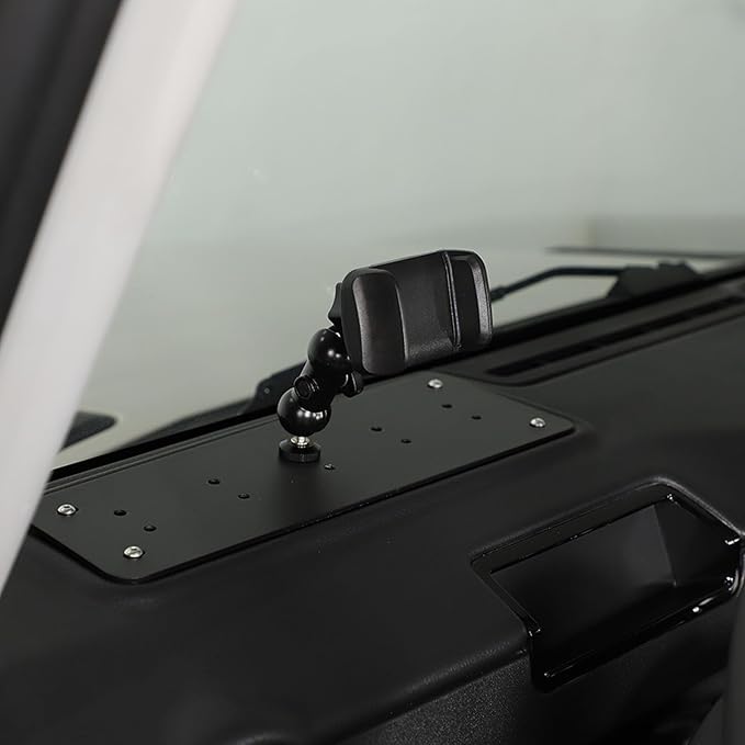Car Central Control Multi-Function Phone Bracket Compatible with Ineos Grenadier 2020-2026 Dash Panel Cell Phone Holder Insert Accessories (Type A, Style B)