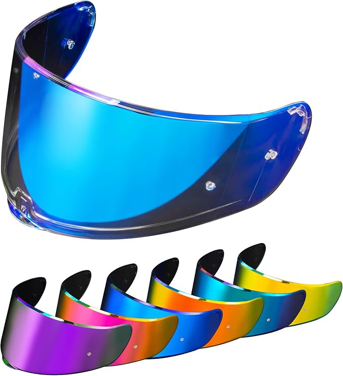 PSLER Sedici Strada 2 Visor - Sedici Strada 2 and Strada 3 Face Shield Motorcycle Helmet visor Accessories Replacement for LS2 FT2 VECTOR Sedici Strada 2 Strada 3 FF801 FF397,Transparent Blue