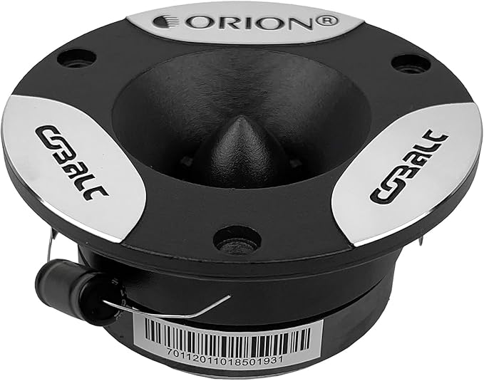 ORION Cobalt Series CTW101 3.75” Super Bullet Tweeter | Aluminum Diaphragm, 1” Voice Coil, 50W RMS, 200W Max, Built-in Crossover - Pro Car Audio Sound System Tweeter (Pair)