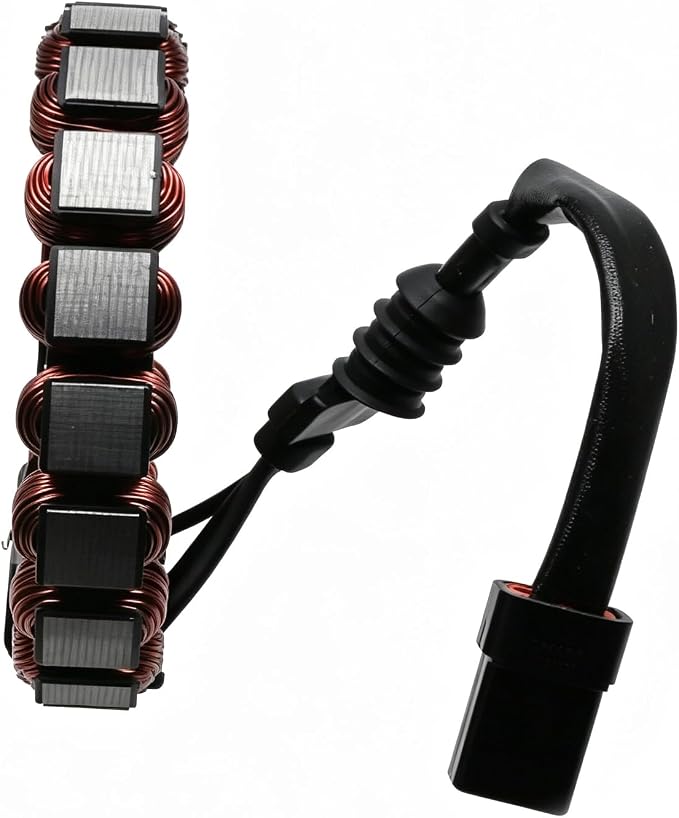 MZS Motorcycle Electric Stator Coil 30017-01 Compatible With Dyna 2004-2006 / Softail 2001-2006