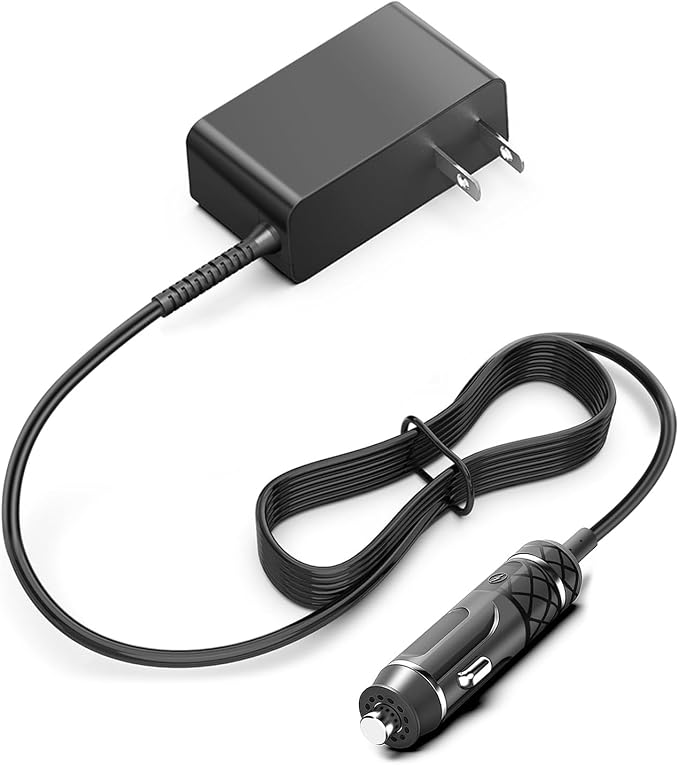 12V Lighter Plug AC Adapter Charger Compatible with Innovative America #9101 Light Compatible with Ranger #9102 Heavy MUTT Mobile Universal Trailer Tester CHR0001 TNS 30W-120050-2 Fotexco CL-1250