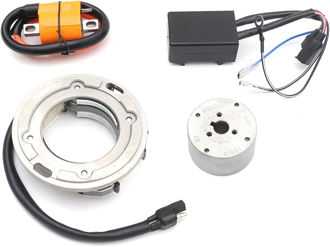 Stator Flywheel Rotor CDI Ignition Coil Kit Fit for Suzuki RM RM80 RM85 RM125 RM250 RM370 RM400 RM465 RM500,Fit for Honda CR125R 1981-1983,Fit for Kawasaki KX125,32900-20420