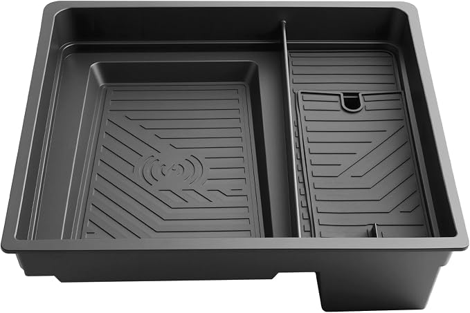 SKTU for 2024 2025 2026 GMC Acadia Center Console Organizer for 2024 2025 2026 GMC Acadia (Elevation/AT4) Front Console Tray 2024 2025 2026 Acadia Accessories ABS Durable Insert Tray (Not for Denali)