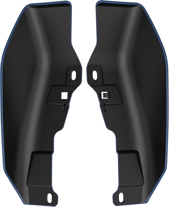 Color - Matched Mid Frame Air Deflectors Heat Shield, Perfectly Fit for Harley Touring Models 2009-2026 Billiard Blue