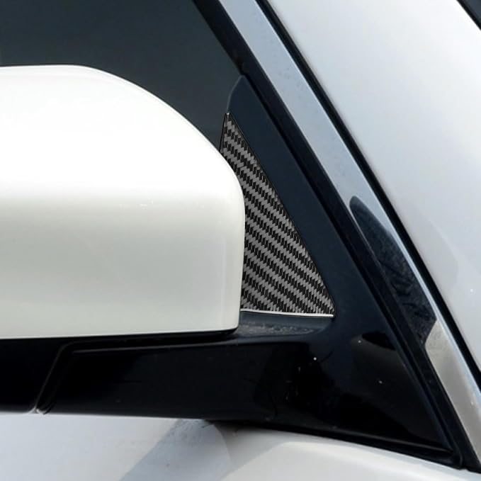 Soft Real Carbon Fiber Compatible with Nissan Altima 2013 2014 2015 2016 2017 2018 Interior Accessories Front Door Triangle Window A-Pillar Posts Cover Car Exterior Trim